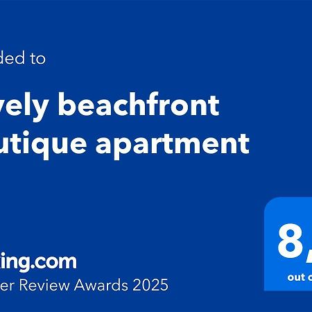 Lovely Beachfront Boutique Apartment Flic-en-Flacq Екстериор снимка